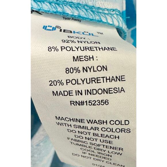 IBKUL Juno Print Cool Feel Mockneck 1/4 Zip Active Top Womens Size S Performance - Picture 6 of 8